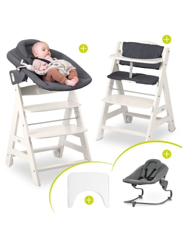 Beta Plus White 5-tlg. Newborn Set in weiss,grau