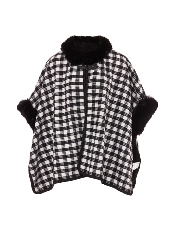 Damen Poncho in Schwarz