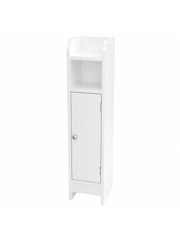 Badezimmerschrank in Weiß - (B)18 x (H)80 x (T)20 cm