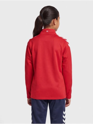 Halbreißverschluss Jacke Hmlcore Kinder in TRUE RED