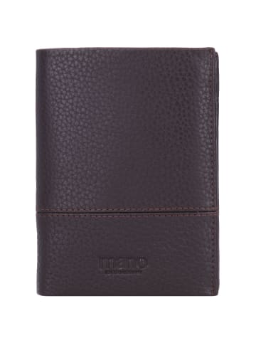Don Tommas Geldbörse Leder 9 cm braun