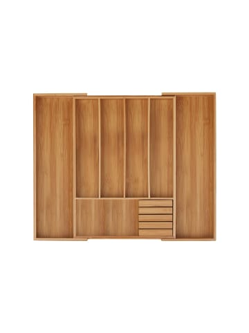 Besteckkasten in Natur - (B)55 x (H)5 x (T)44,5 cm