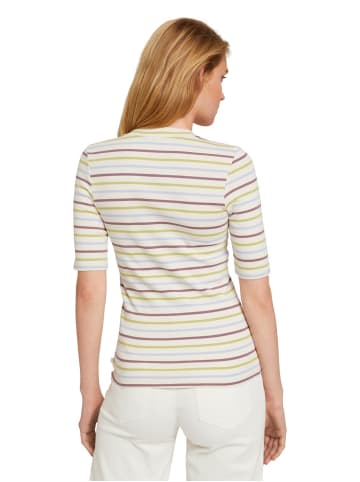 T-Shirt SLIM FITTED STRIPE in Mehrfarbig