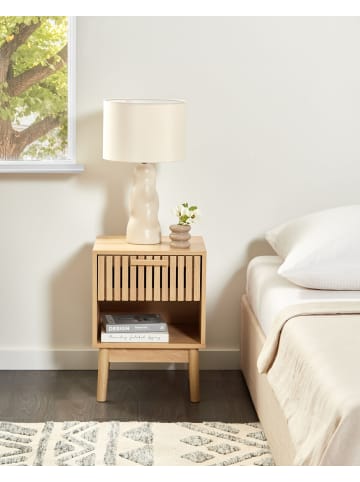 Nachttisch LYNWOOD in Braun - (W) 40 x (H) 55 x (L) 35 cm