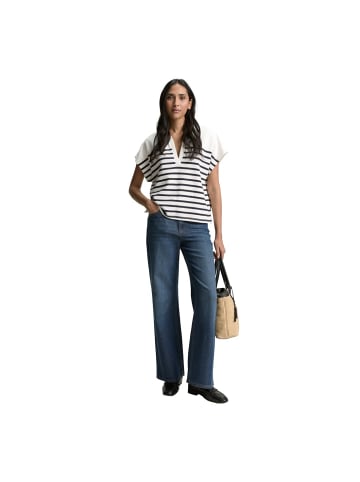 Sweatshirt in offwhite navy stripe