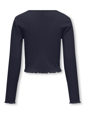 Langarmshirt KOGCARLOTTA L/S TOP JRS in night sky
