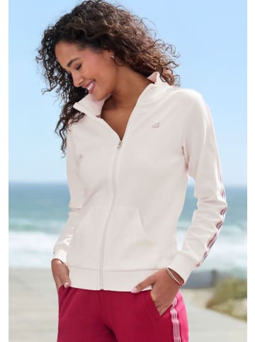 Sweatjacke in ecru