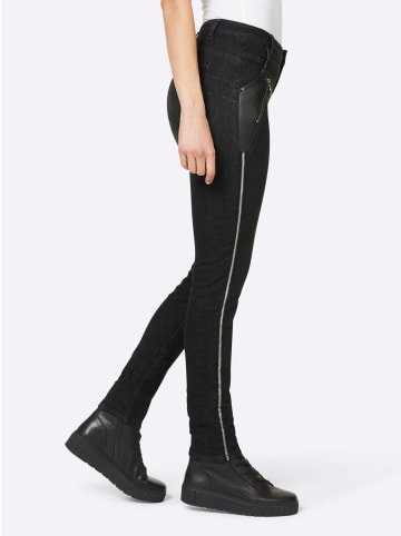 Push-up-Jeans in black denim