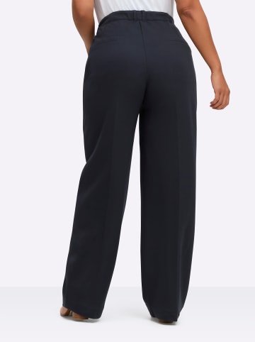Jersey-Hose in tiefblau