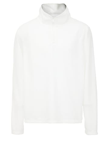 Herren Fleecepullover in Optik Weiss