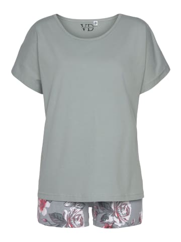 Shorty in mint-grau