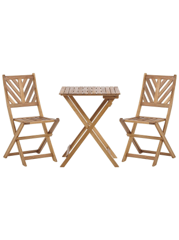 3-tlg Bistro Set TERNI in Braun
