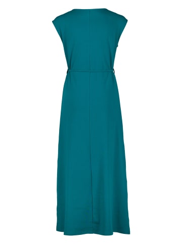 Maxikleid mit Gürtel in Deep Lagoon