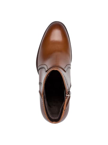 Stiefelette in COGNAC LEATHER