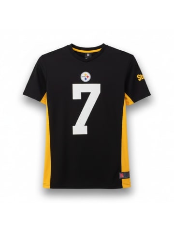 Shirt Pittsburgh Steelers Roethlisberger Nr 7 in Schwarz