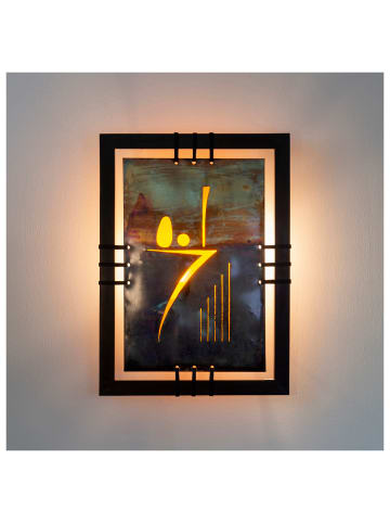 Bilderleuchte "BILD" in bunt - (L)54 cm x (B)9 cm x (H)74 cm