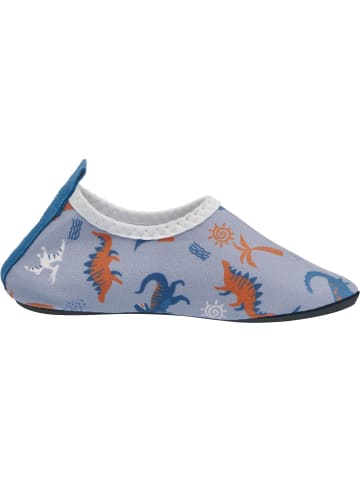Barfuß-Schuh Dino allover in blau