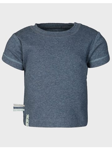Baby Kurzarm T-Shirt in Indigo Melange