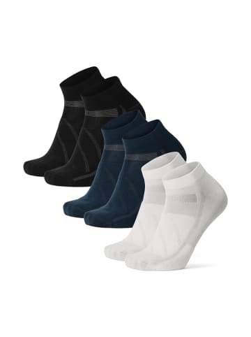 Socken Aero Cycling Low-Cut in black/navy/white