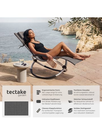 ergonomische Sonnenliege, Belastbarkeit 150 kg, 150 x 73 x 93 cm