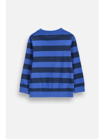 Langarmshirt in kobaltblau