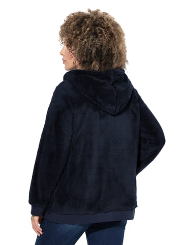 Sweatjacke in marine