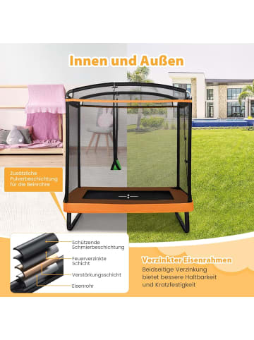 2 in 1 Trampolin in Orange