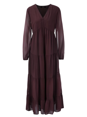 Maxikleid in bordeaux