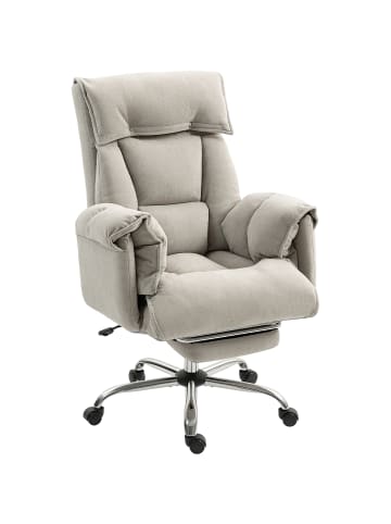 Bürostuhl in Hellgrau 77L x 75B x 118H cm
