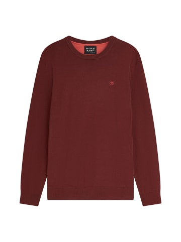 Strickpullover in Dunkelrot