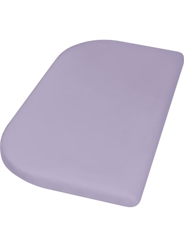 Jersey-Spannbettlaken 81x42+10 cm in Flieder