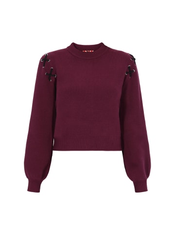 Women Sweater in burgundy