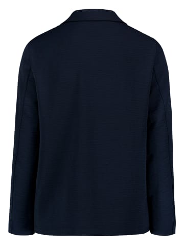 Casual-Blazer gerader Schnitt in Deep Sky