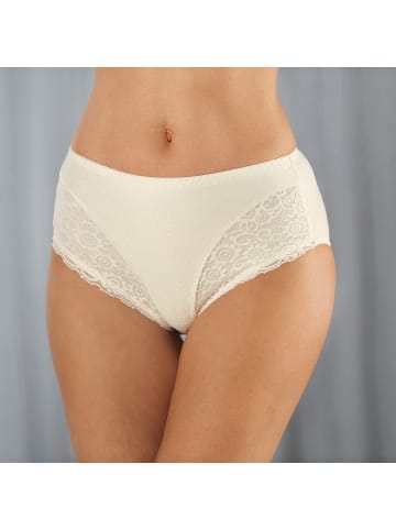 Baumwolle, Viskose Formslip 2er-Pack in creme