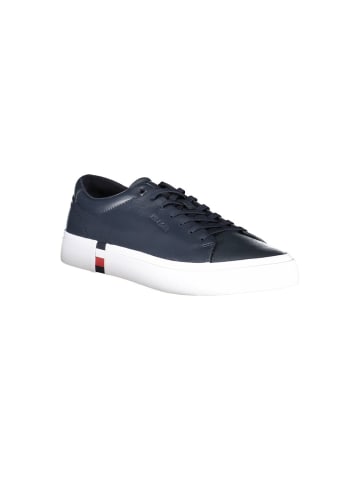 Blau Leder Herren Sneaker