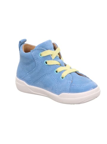 Barfußschuh SUPERFREE in Hellblau/Gelb