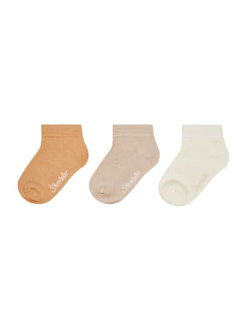 Sneaker Socken 3er-Pack uni in sand