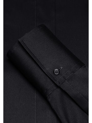 Bluse tailliert in schwarz