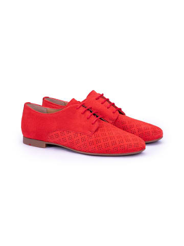 Schuhe Eleganter Schnürhalbschuh in ROT