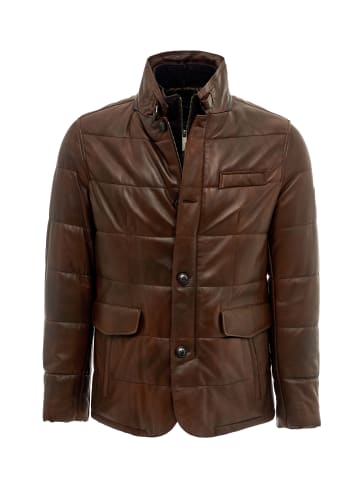 Lederjacke in Braun