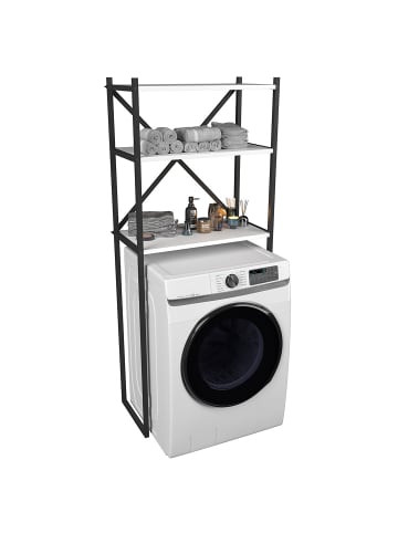 Kleiderschrank Insasi Waschmaschine Weiß 66 x 34 cm
