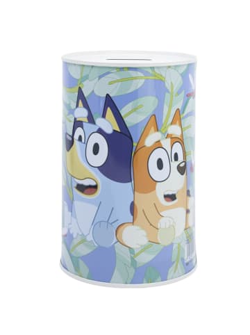 Bluey Spardose bedruckt aus Metall 15 × 10 × 10 cm in Mehrfarbig