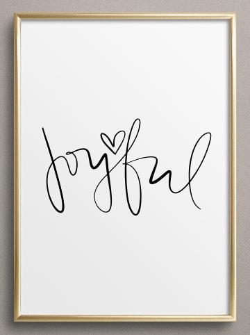 Poster / Kunstdruck "Joyful" I Ohne Rahmen