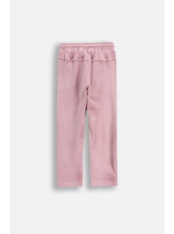 Vellourhose in gedämpftes Rosa