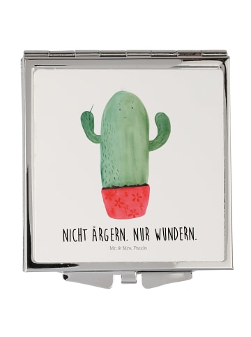 Handspiegel Kaktus Wut mit Spruch in Weiß