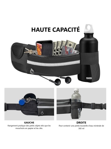 Sport-Bauchtasche in Schwarz