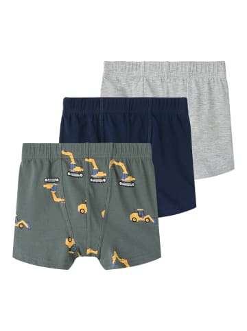 Boxershorts 3er-Pack Bio-Baumwolle Nmmtights in urban chic