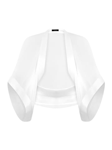 Chiffonstola mit 3/4 Arm in Rohweiß