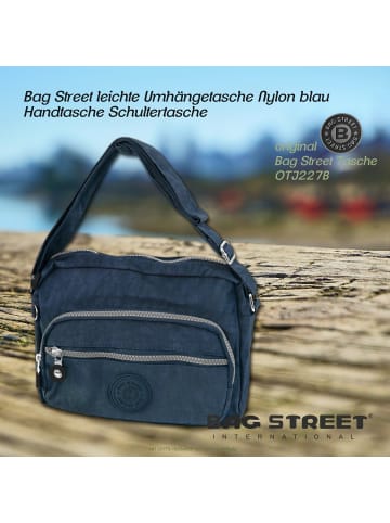 Umhängetasche Nylon blau ca. 22cm