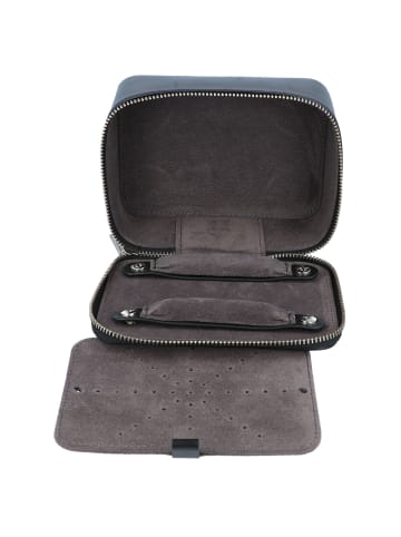 Basic Collection Nappa Schmucketui Leder 14 cm schwarz